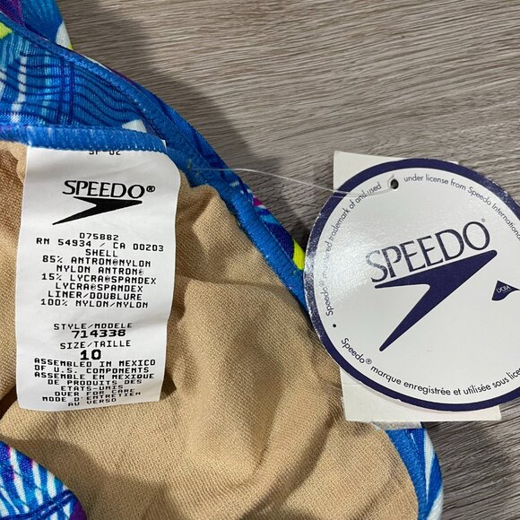 Speedo Girls Swimsuit Size 10 - Picture 4 of 12